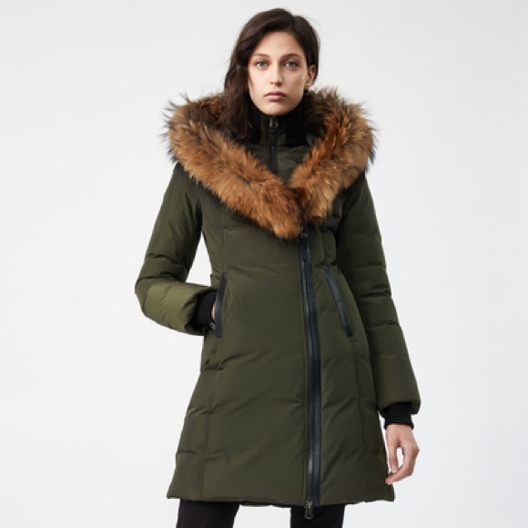 mackage kay coat army